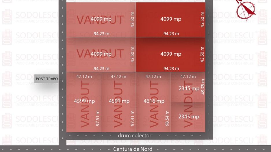 TEREN COMERCIAL- INDUSTRIAL, CENTURA N TIMISOARA , INELUL V. - Poză 3