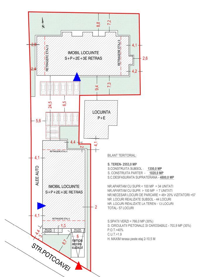 Teren 2553 mp | Iancu Nicolae | Serban Cantacuzino | - Schiță 7