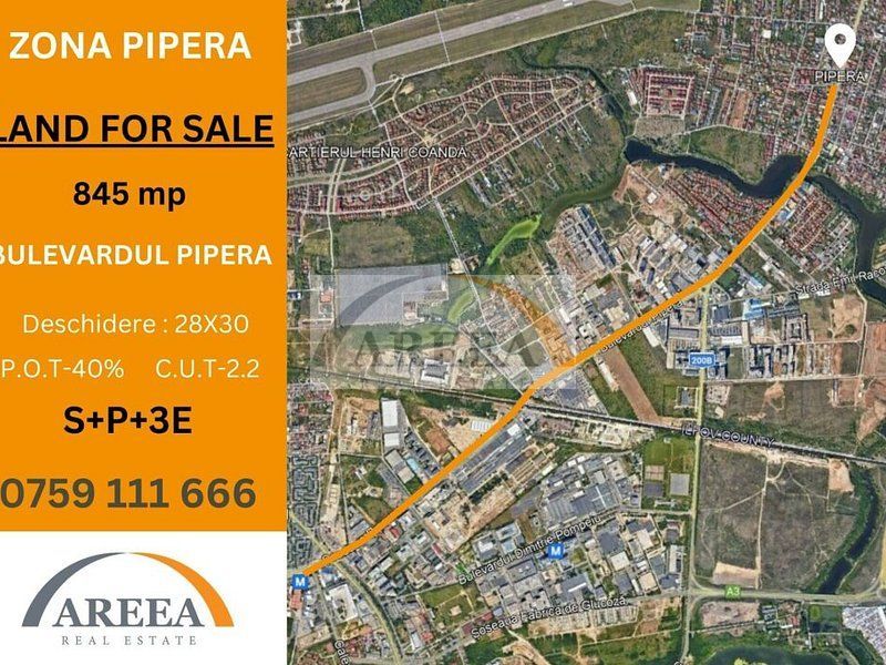 Teren de vanzare-locatie unica in Bulevardul Pipera - Poză 2