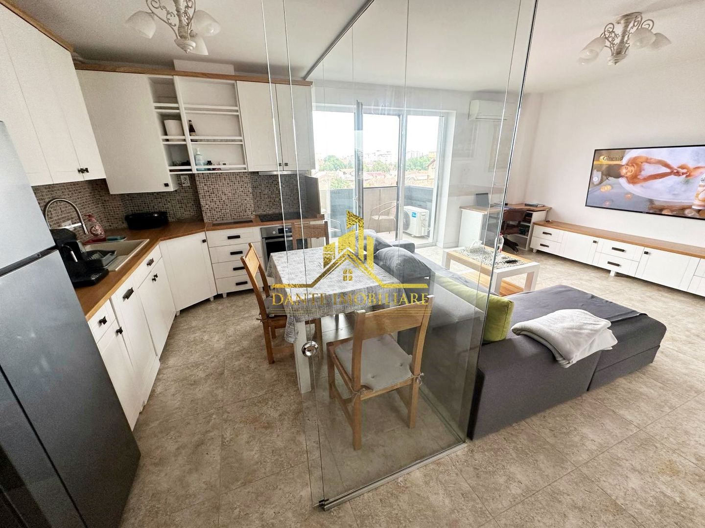 2 camere, mobilat modern, bloc nou, terasa, parcare, Centru, Anton Pan - Poză 2