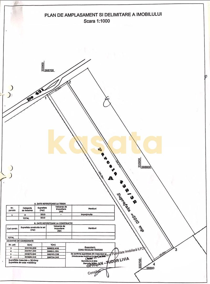 Teren 5010mp pentru Dezvoltare - Strada Campul Pipera | Bucuresti Nord - Schiță 3