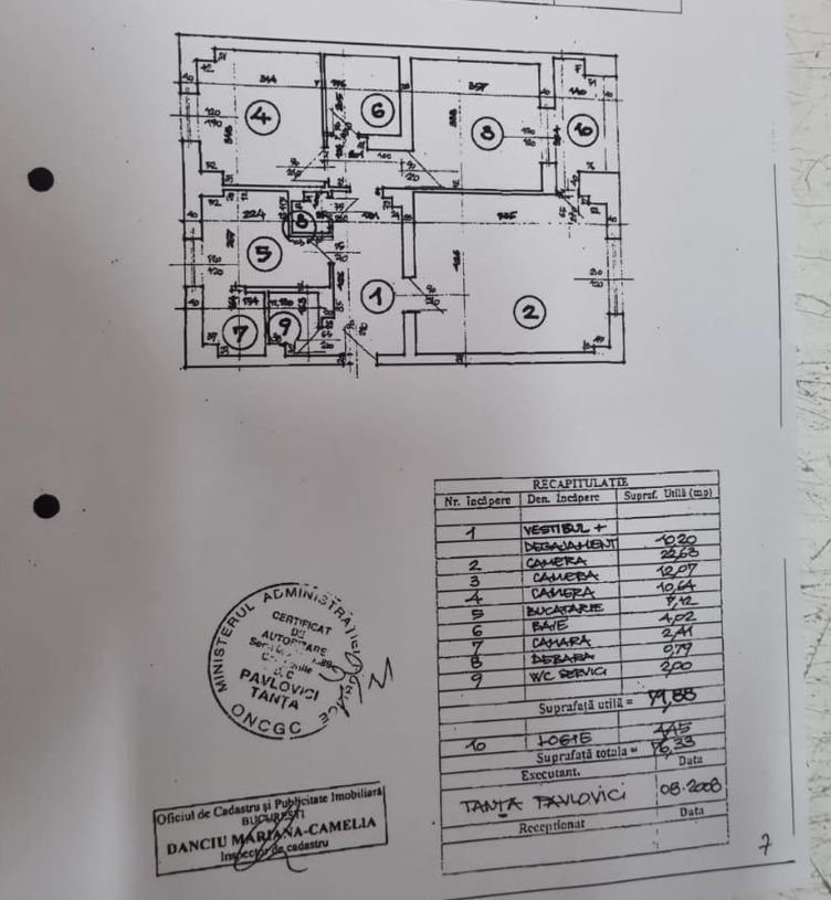 Apartament 3camere Calea Calarasilor-Matei Basarab - Schiță 9
