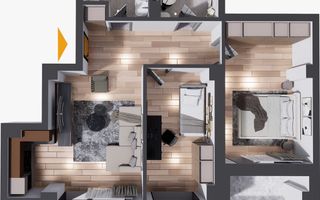 Vânzare, apartament, 3 camere, Iași - Poză 1