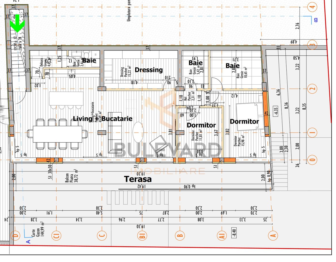 Apartament exclusivist, curte individuala, parcare acoperita, zona Europa - Poză 20