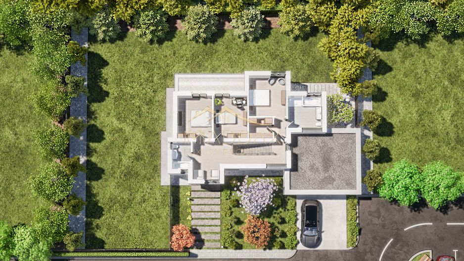 Vila cu 5 camere *200mp* utili // curte 425mp // Corbeanca - Schiță 28