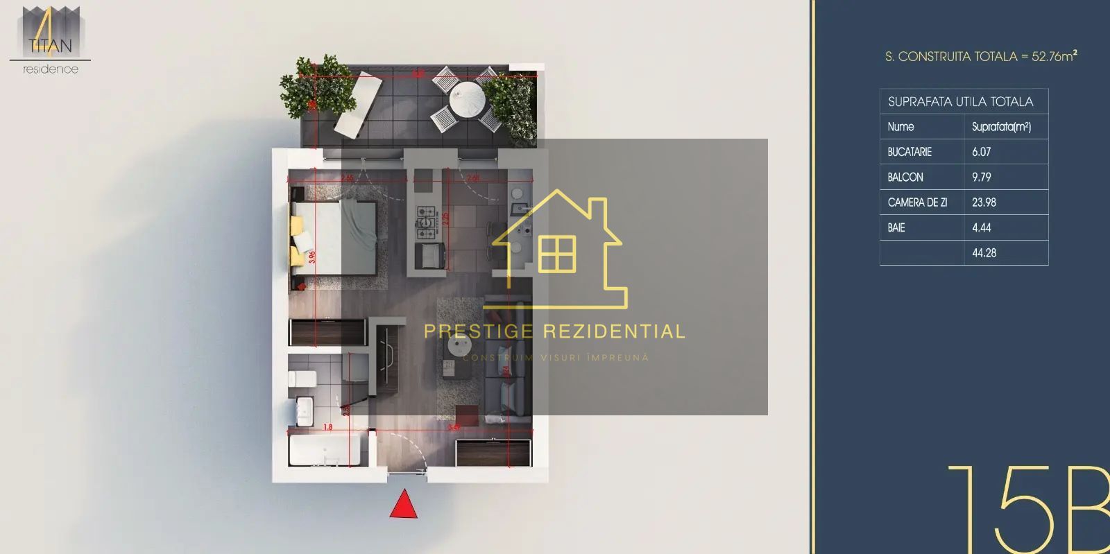 Ap 2 cam, Investitie,Finisaje Premium,Th Pallady - Poză 3