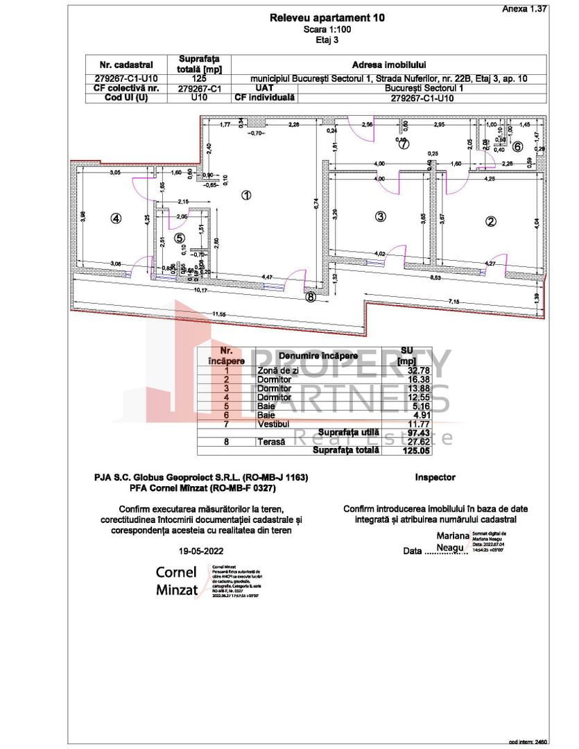 Apartament 4 camere Water Lily - Baneasa - Schiță 9