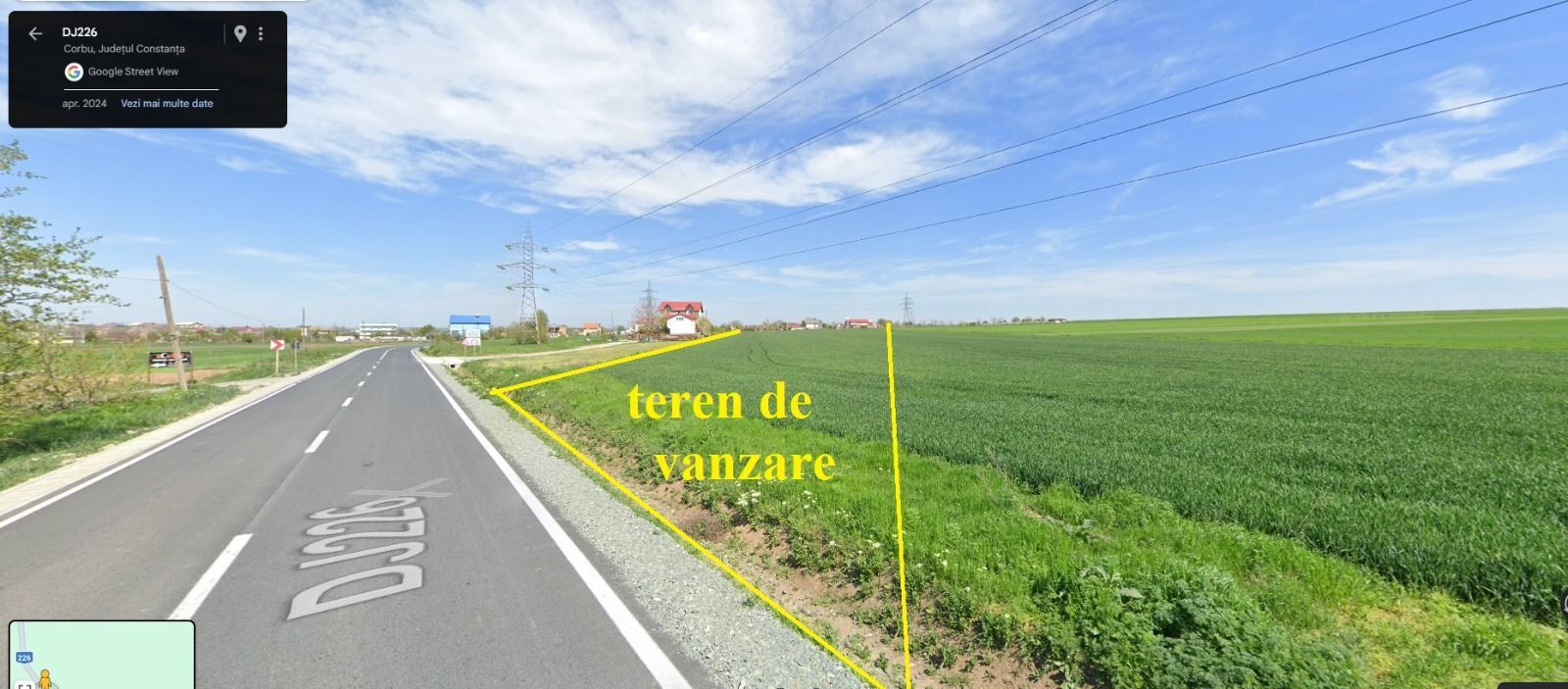 Teren Corbu la DJ asfaltat, aproape de lac - Poză 3