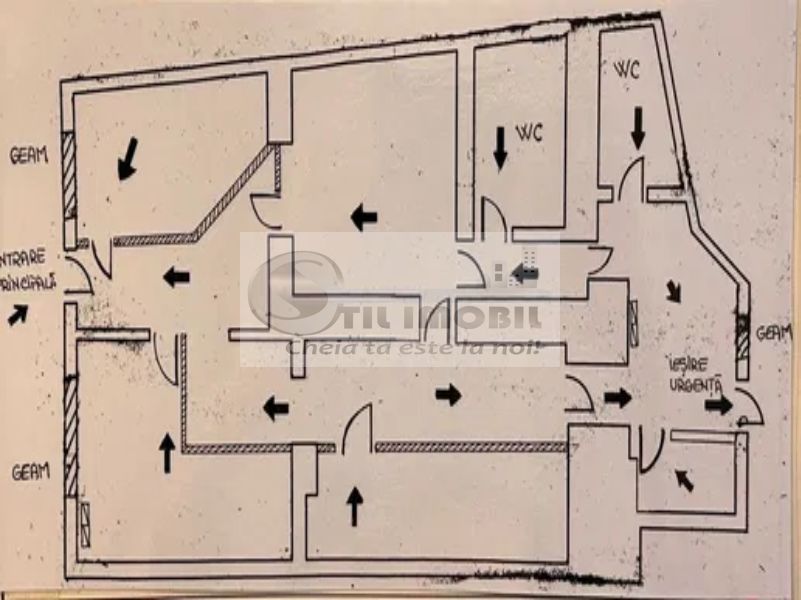 Spatiu comercial 4 camere 115mp  Central - Bolta Rece - Poză 5