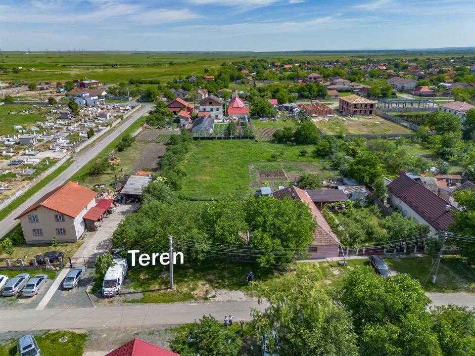 Teren 1.448 mp | Cerneteaz | Strada asfaltata | Utilitati | Comision 0% - Poză 3