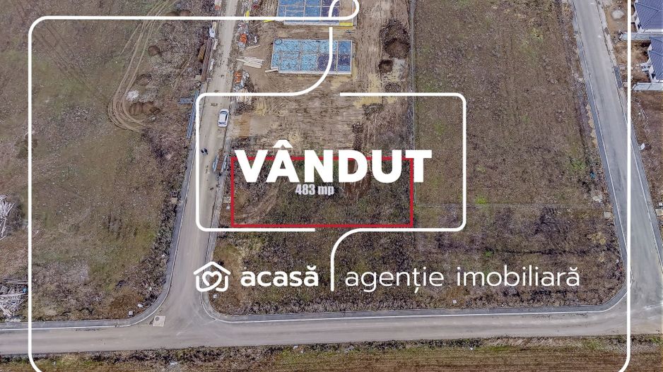 VÂNDUT - Teren intravilan 483 mp – Cartier Via Carmina, Arad - Poză 1