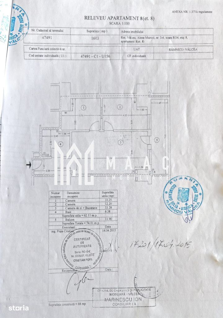 Apartament 3 camere | Zona centrala | Vedere panoramica - Poză 9