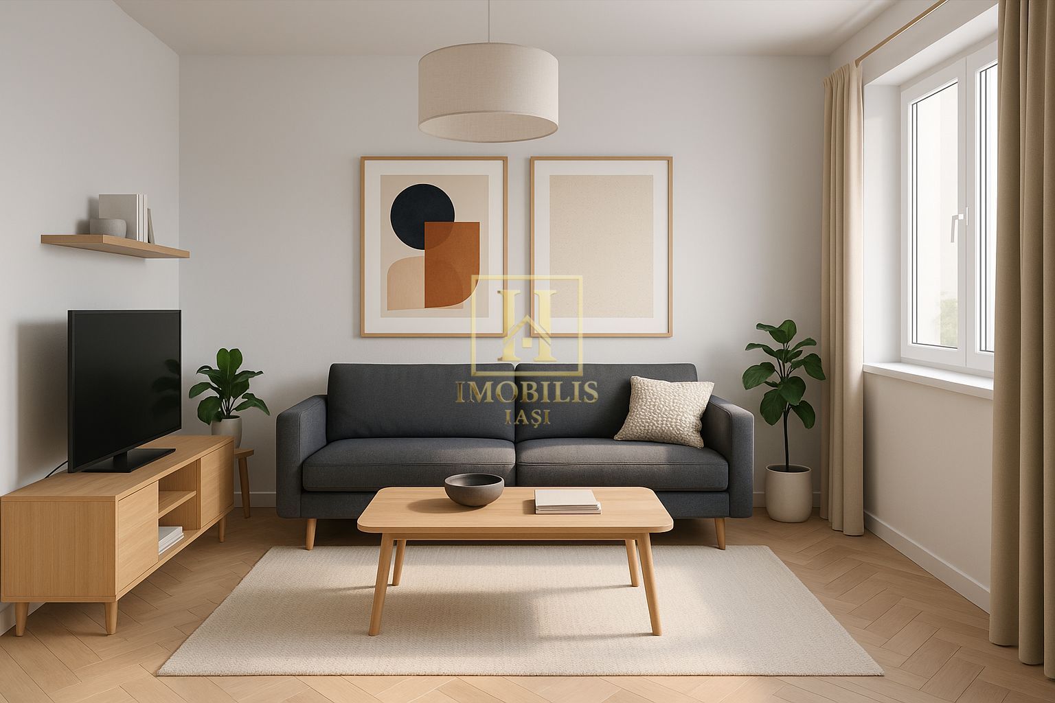 Apartament 1 camera 37 mp Visan Bucium 49950 euro - Poză 1