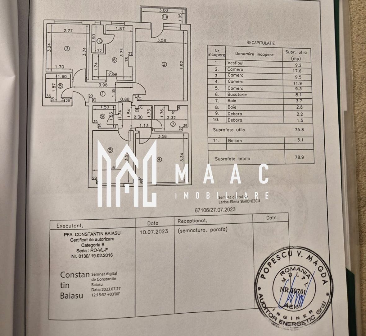 Apartament | 4 camere | Etaj 3| Piata Ostroveni - Poză 9