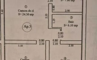 Apartament la Vila cu  3 camere cu grădină 147 mp. si 2 locuri parcare - Poză 9