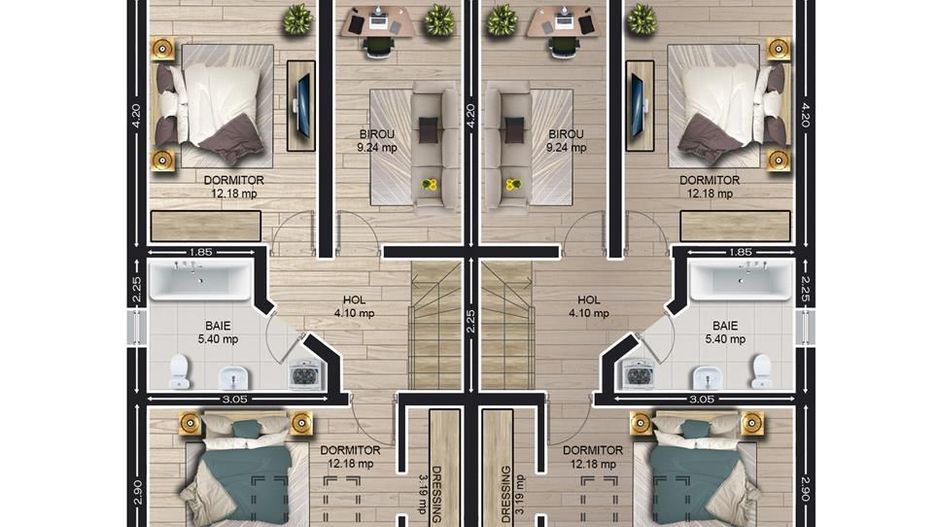 Casa la pret de apartament Cartier Izvor Tarlungeni - Schiță 9