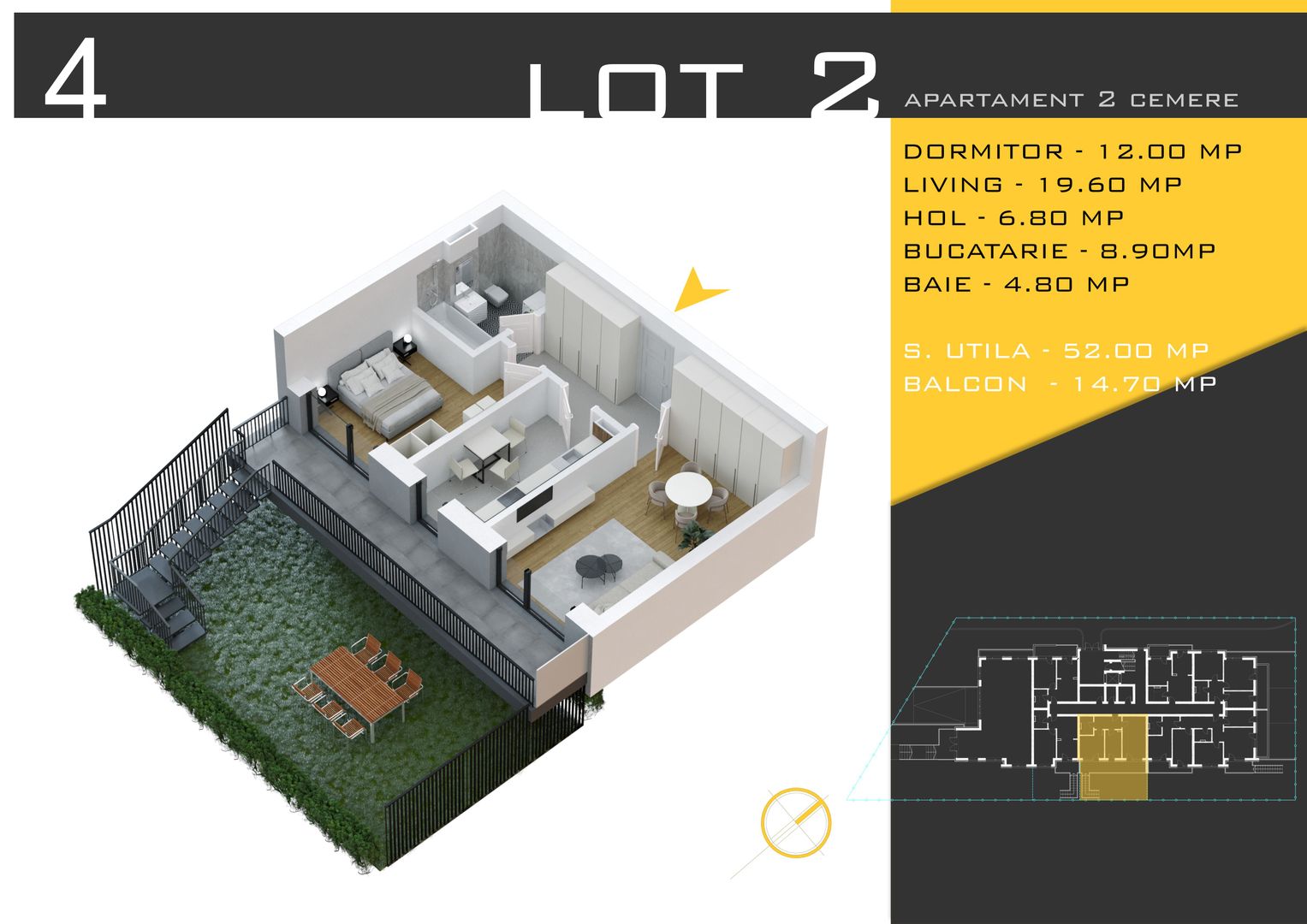 2 camere cu gradina Titan Pallady  Metrou Nicolae Teclu - Schiță 11