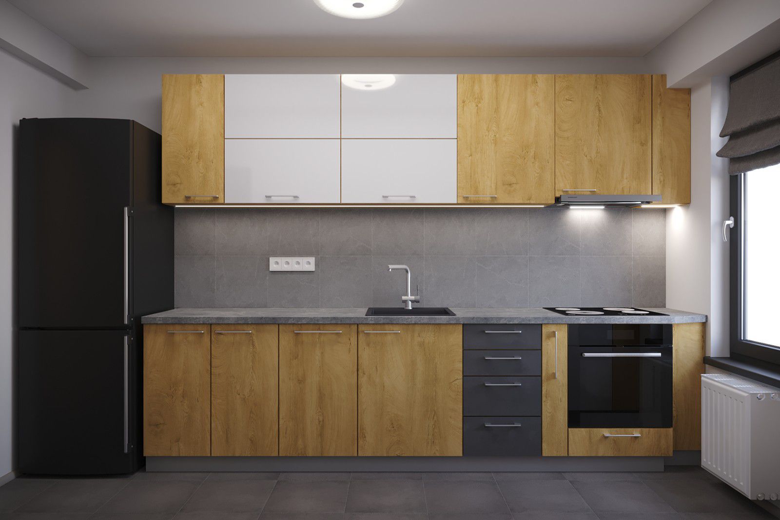 Apartament 3 camere de inchirat Rond OMV Pipera Curte proprie 45M - Poză 5