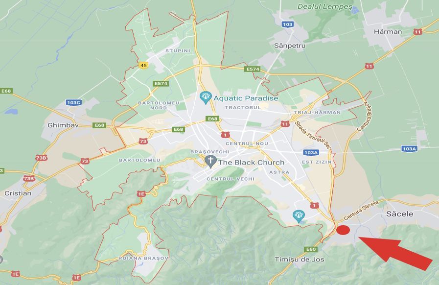 Teren intravilan 12.000 mp Sacele 50 m deschidere la DN1 Hotel Ramada - Poză 3