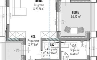 Apartament spatios/Bloc premium/Aurel Vlaicu - Schiță 5