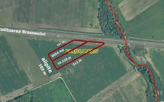 Teren intravilan 2,4 Ha - zona Tractorul (Rulmentul) - Poză 1