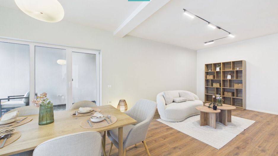 Apartament cu 2 camere mobilat în Moşniţa Nouă - Poză 1