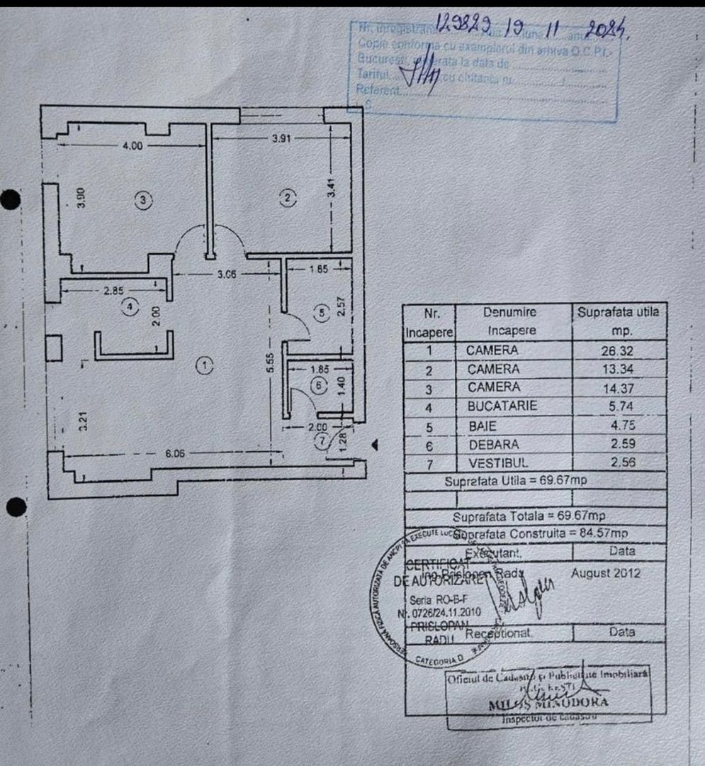 AP 3 CAMERE HERASTRAU, BLOC NOU, LOC PARCARE, MOBILAT/UTILAT, COMIS 0% - Schiță 18