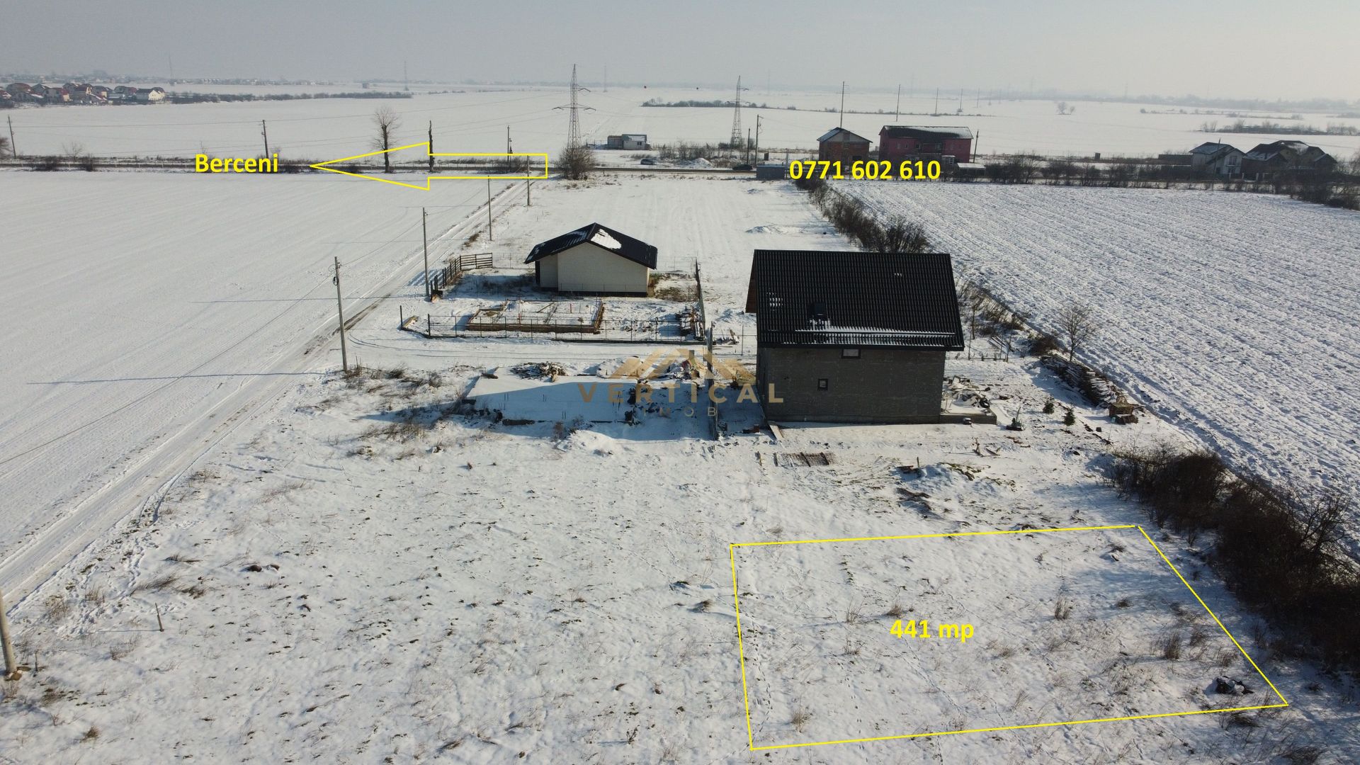 Teren 441, 100 m de la drumul principal, ultimul lot, Vidra - Poză 1