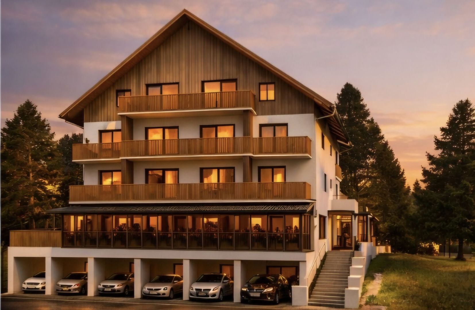 Cladire Pensiune D+P+2+M+Pod - 1089 mp + teren 893 mp - Sinaia - comision 0% - Poză 5