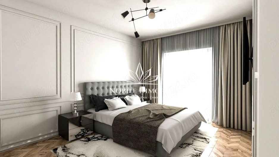 Penthouse deosebit cu 2 camere si terasa de 70 mp - vedere panoramica - Poză 6