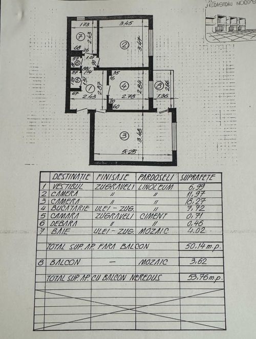 2 CAMERE| DECOMANDAT| AVIATIEI - Schiță 11