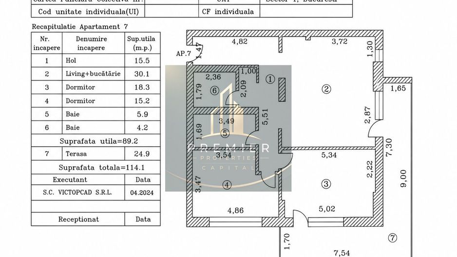 Apartament 3 camere cu terasă generoasă, Dobrogeanu Gherea – design interior - Poză 2