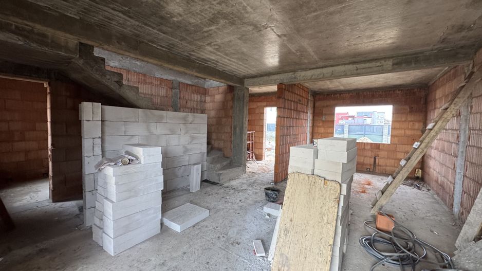 1/2 Duplex Sacalaz P+E,4Camere,2 Bai,Proiect Modern - Poză 4