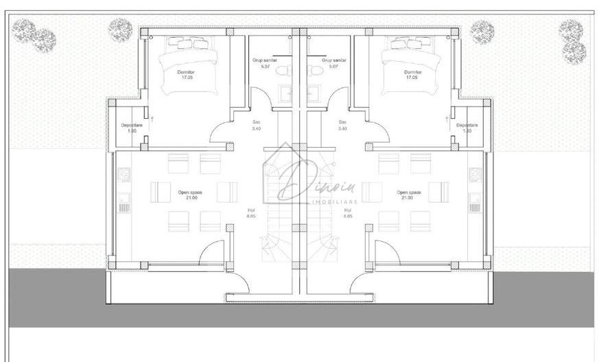Vila duplex de vanzare Pipera Matei Millo I  COMISION 0% - Poză 11