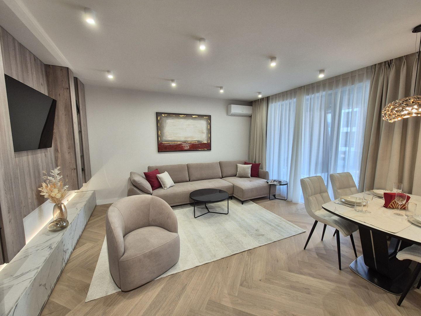 Apartament cu 2 camere + terasa 82,31 mp - Iancu Nicolae - Poză 2