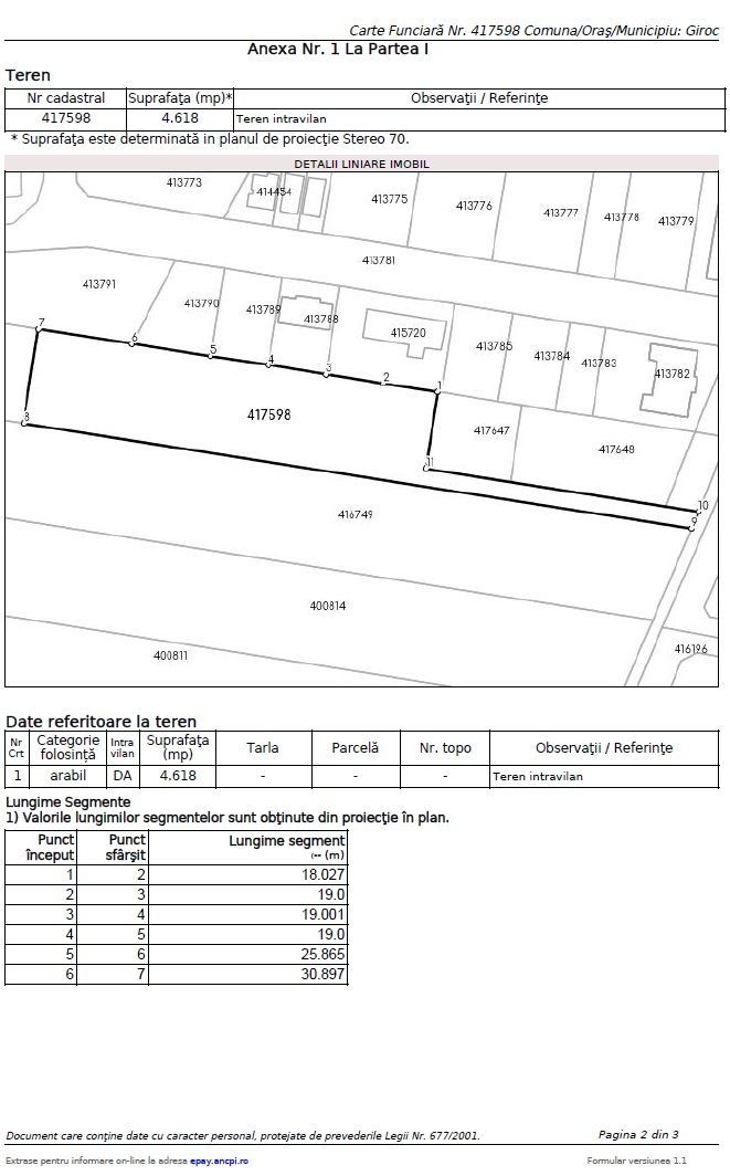 Giroc-Chisoda | Str. Gorunului | 4618 mp | Comision 0% - Poză 4