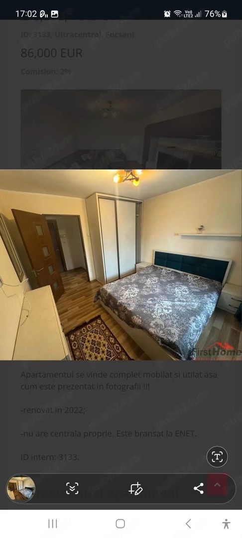 Ap 3 camere | et 2/8 – Piața Unirii, Focșani | 84 mp | - Poză 5