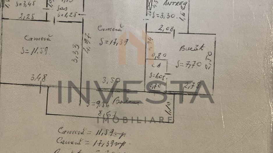 Apartament 2 camere cu view de top Gheorgheni! Renovat! - Schiță 6