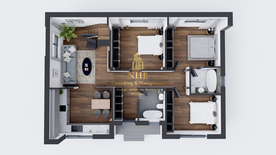 Vila 4 camere, toate utilitatile, strada asfaltata, Balotesti - Poză 3