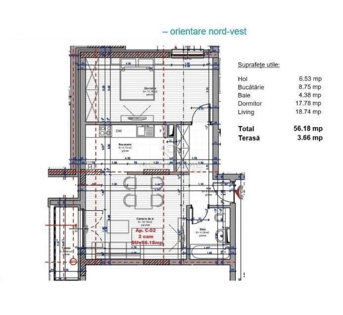 Apartament de vanzare 2 camere PARCARE, zona Iulius Mall - Poză 18