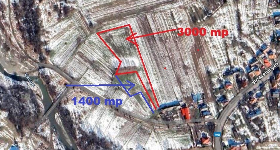 Teren intravilan-extravilan Valsanesti Arges - Poză 5