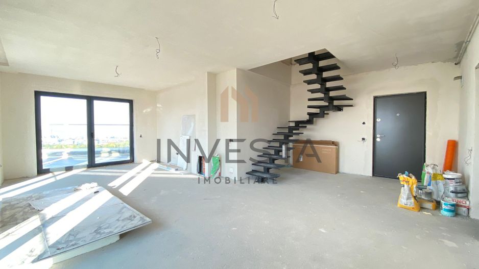 Penthouse pe 2 nivele cu terasa de 20 mp, parcare, bloc nou, Buna Ziua - Poză 1