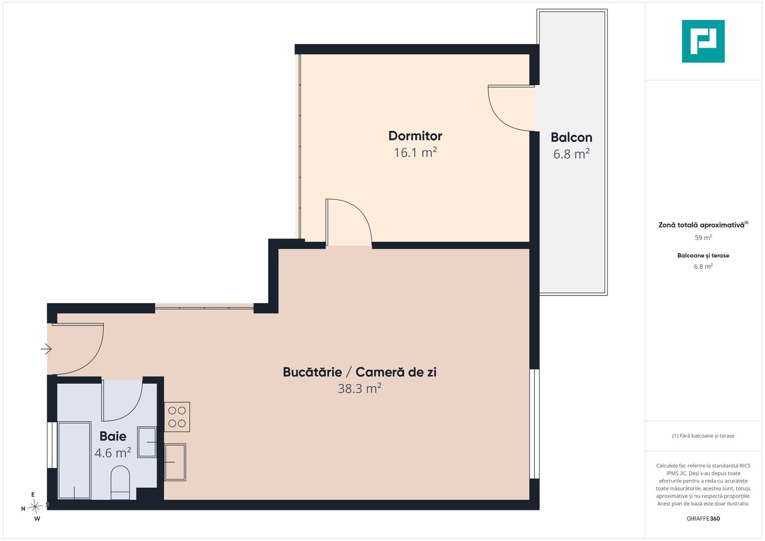 Apartament 2 camere | Bloc nou | Circumvalațiunii - Poză 8