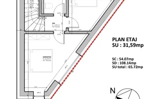 Teren Intravilan 533 mp, Brașov – Bartolomeu, acces stradă asfaltată - Schiță 19