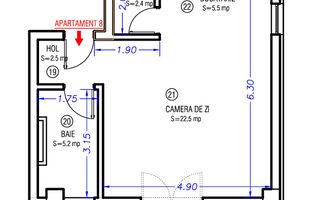 Apartament cu o camera | Aradului - Poză 7