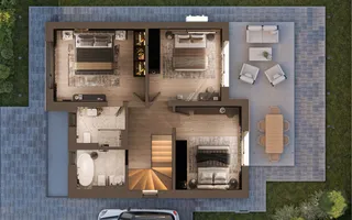 VIVO Residence | Vila P+1+Pod | 180 mp utili | 350 mp teren | Premium - Schiță 12