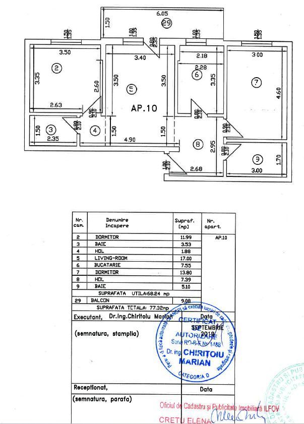 Apartament de vanzare 3 camere -loc de parcare-  Fundeni-Dobroesti - Poză 21