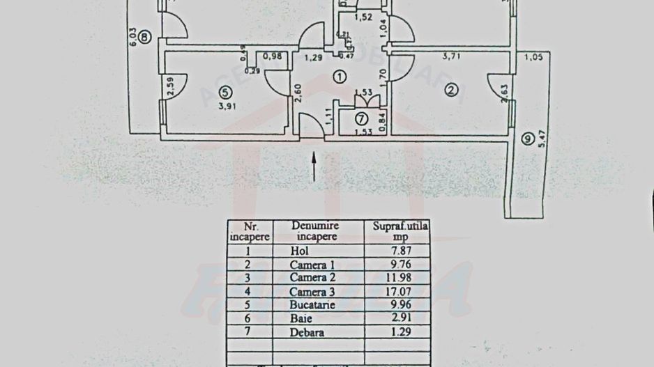 70.000 Euro 3 camere, liber, decomandat, zona Gradina Publica - Poză 4
