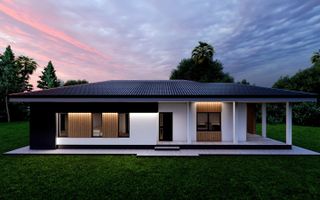 CASA INDIVIDUALA PLAN PARTER - 128 MP - VOROVESTI - Poză 5