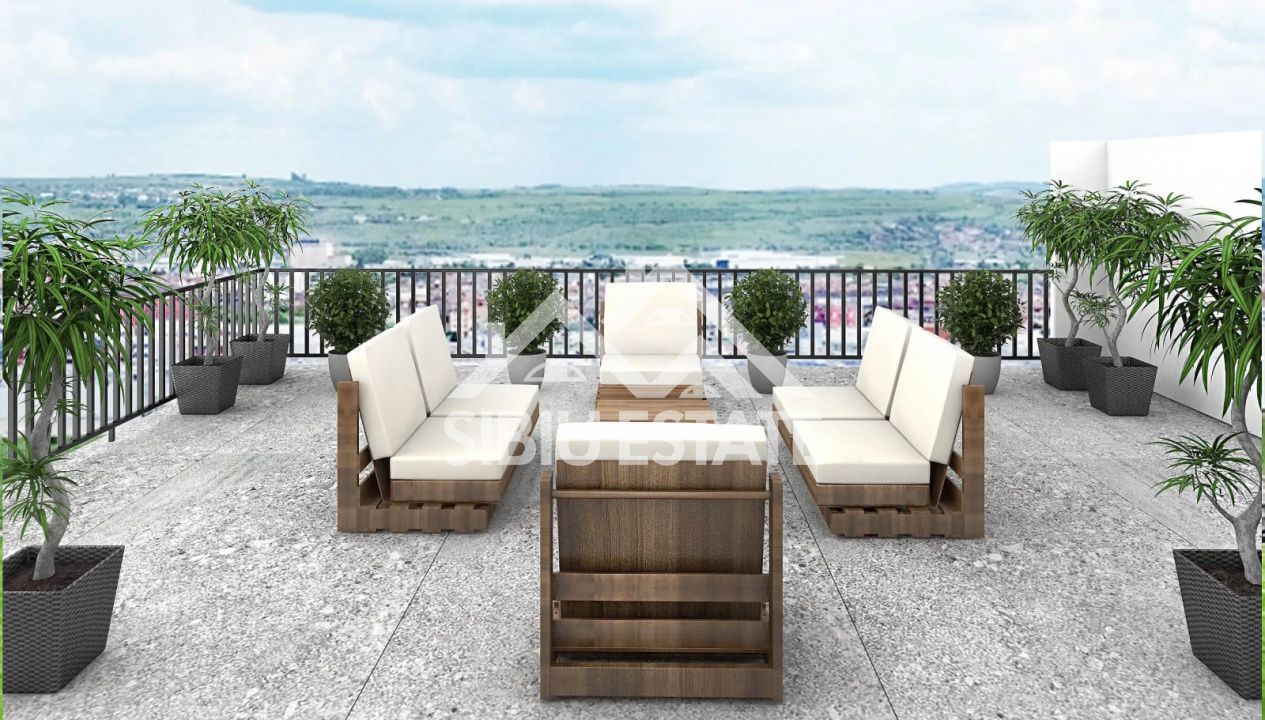 Apartament Penthouse 3 Camere, Finisat, Parcare Interioara,Comision 0 - Poză 3